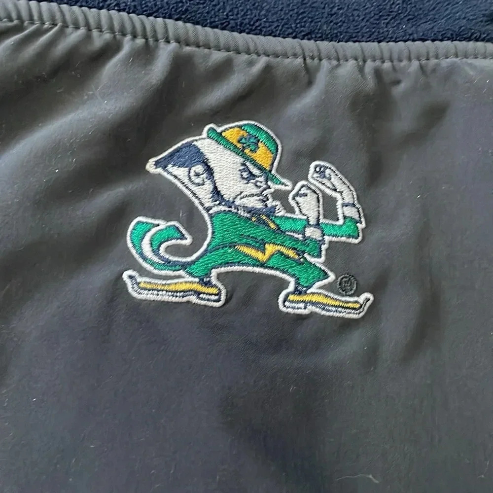 Notre Dame Fighting Irish Colosseum full zip jacket Logo Navy Men’s size M - Picture 11 of 13